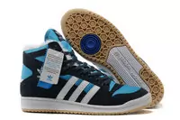 trefle adidas 2013 chaussures new style hommes decade mid cyan noir